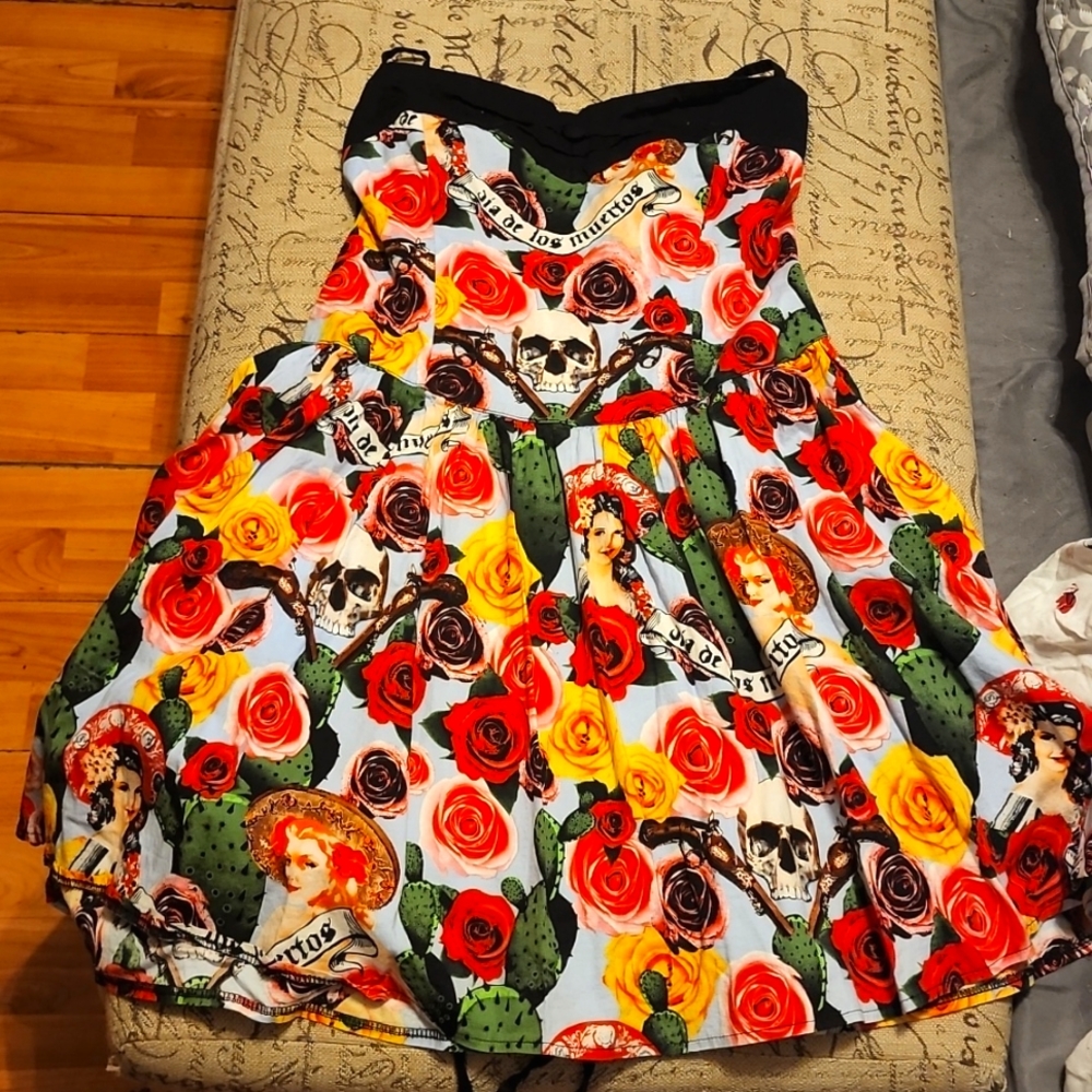 Hell bunny dress Dia de Los muertos